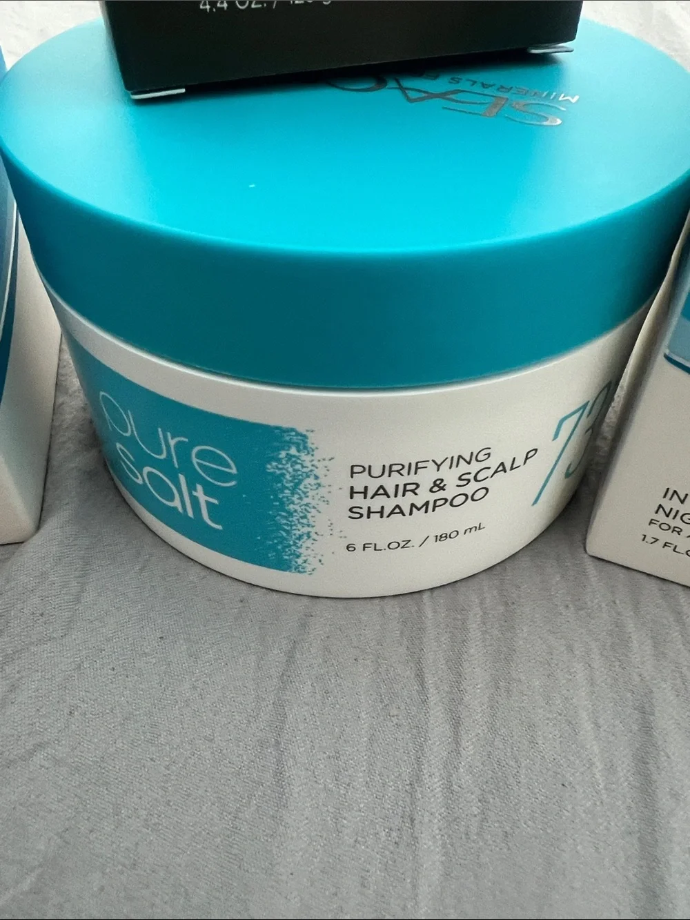Seacret mud soap,Hair & Scalp Shampoo and Intensive Moisture day and night cream